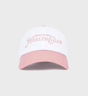 Men's Sporty And Rich Rizzoli Embroidered Cap White | h4BUBsxmMcT