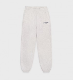 Men's Sporty And Rich SR Sport Sweatpants Grey / Navy | vow6aReyObO