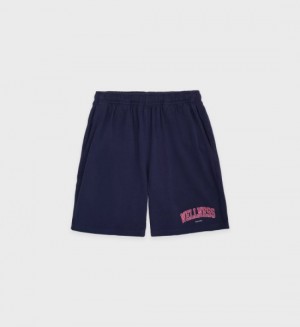 Men's Sporty And Rich Wellness Ivy Gym Shorts Navy | Cu240iyl2QE