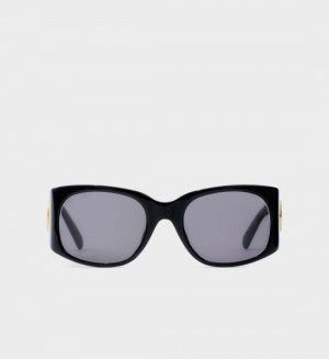 Women's Sporty And Rich Frame N.06 Eyewear Black | Ynf64HjAhls