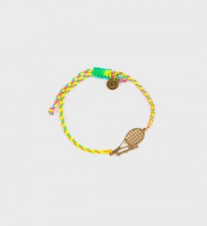 Women's Sporty And Rich Racket Cord Bracelet Jewelry Multicolor | rOtqaf9CdmY