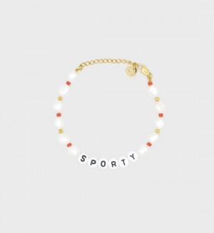 Women's Sporty And Rich Sporty Pearl/Bead Bracelet Jewelry Pearl | LKtTn75J7z8