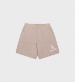 Women's Sporty And Rich Vendome Cashmere Shorts White | 8NSwJwKzJv8