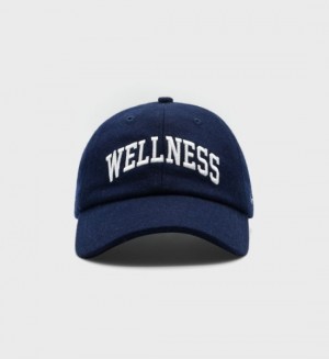 Women's Sporty And Rich Wellness Ivy Wool Cap Navy | FWi1hyMqVbt