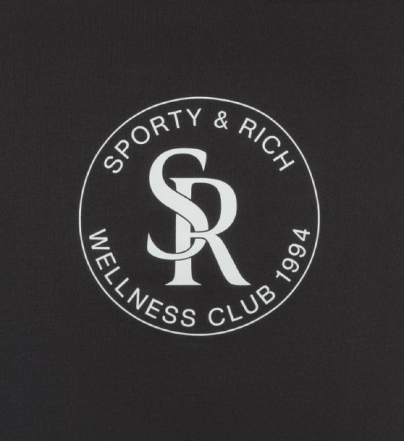 Men's Sporty And Rich S&R Sweatpants Black | 6zBODbbEDcw