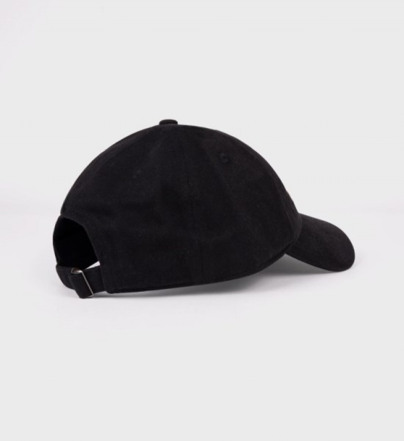 Women's Sporty And Rich California Embroidered Cap Black | YneTWavH0mk