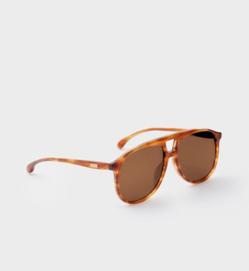 Women's Sporty And Rich Frame N.03 Eyewear Havana | Z9GKwL7smHz