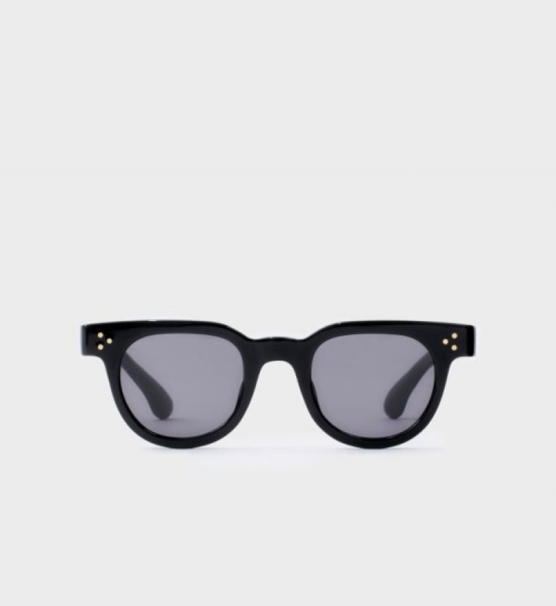 Women\'s Sporty And Rich Frame N.04 Eyewear Black | 3ZjXCQ6e78S