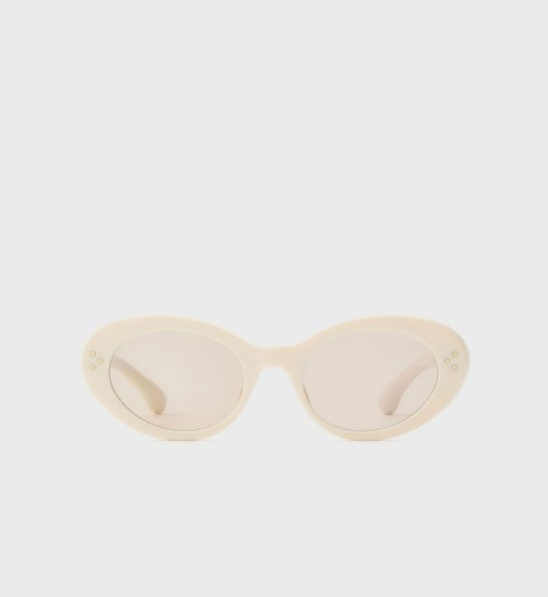 Women\'s Sporty And Rich Frame N.05 Eyewear Cream | lcwsswXtqPV