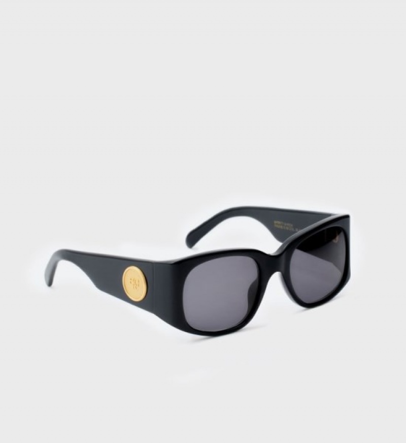 Women's Sporty And Rich Frame N.06 Eyewear Black | Ynf64HjAhls