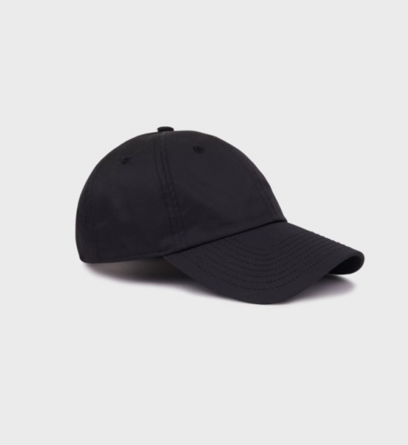 Women's Sporty And Rich Good Health Nylon Hap Cap Black | ZPIcMLaRUPn