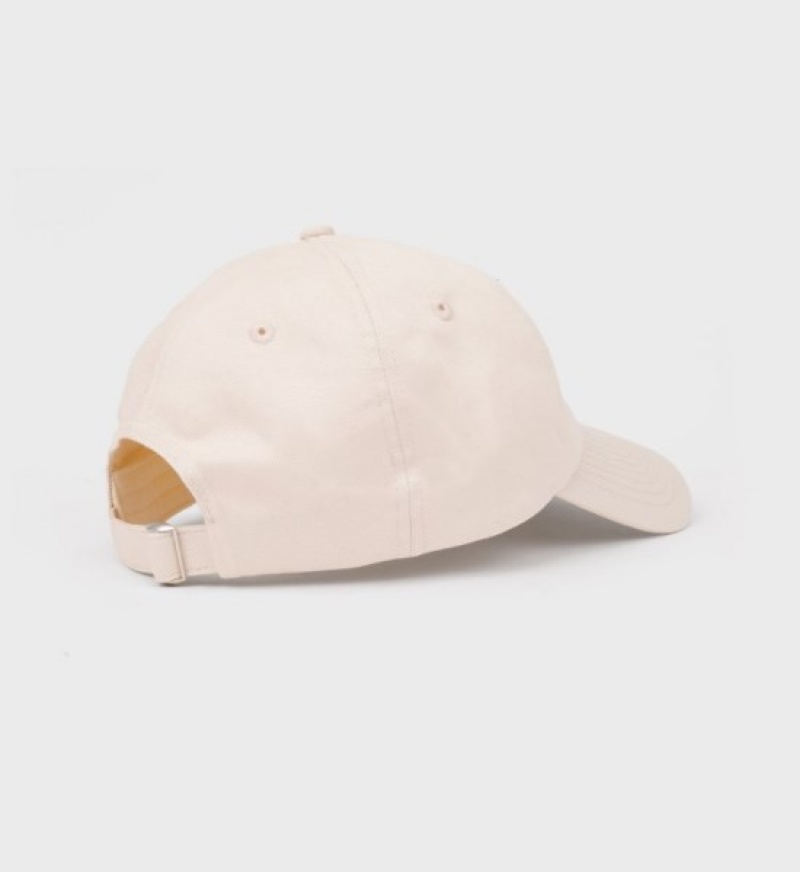 Women's Sporty And Rich H&W Club Embroidered Cap Cream / Navy | oiIUu0jzygr