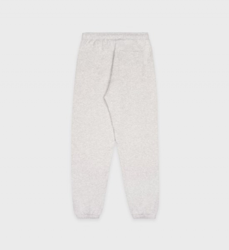 Women's Sporty And Rich Italic Logo Sweatpants Grey | AdC84YMZTNP