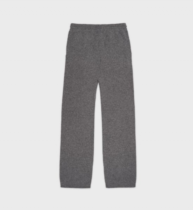 Women's Sporty And Rich SRC Cashmere Trousers Sweatpants Dark Grey | ujOMwzzdt3x